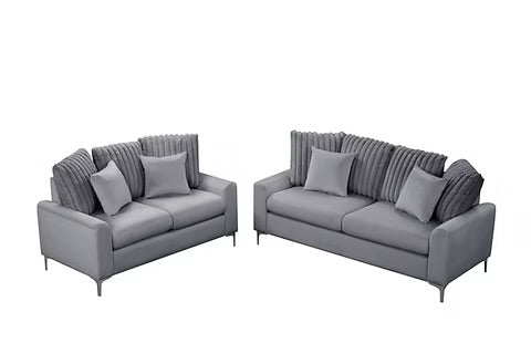 Elina (Grey) Sofa Set