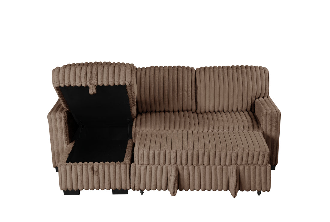 Poland Reversible Sectional With Pull-Out Bed