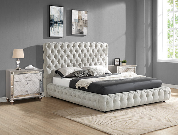 FLORY BED - DOVE GRAY