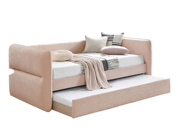 Philipa Daybed with Pull-Out Trundle | Mauve Pink