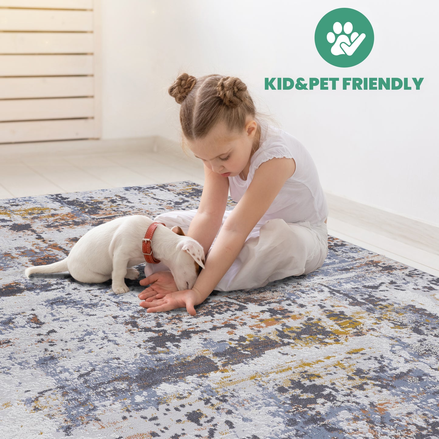 P-22103A-IVORY/BLUE- Paya RUG