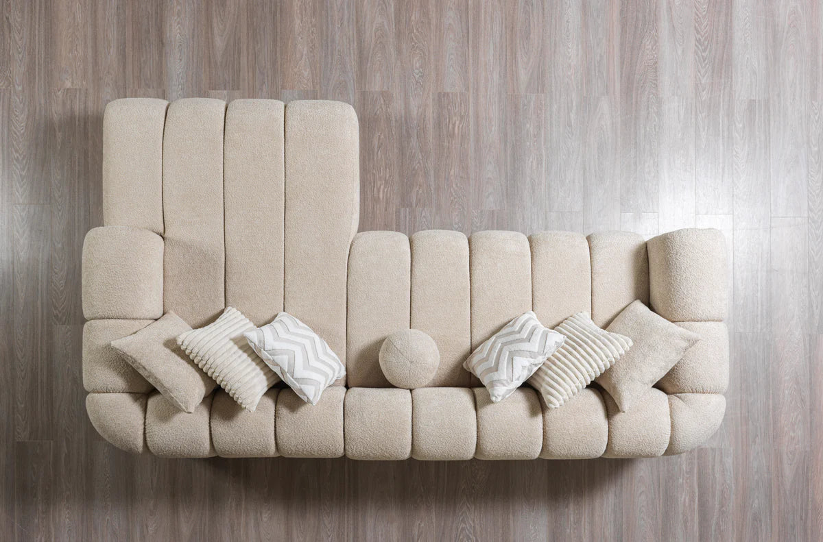 Lis Sand Boucle Sectional
