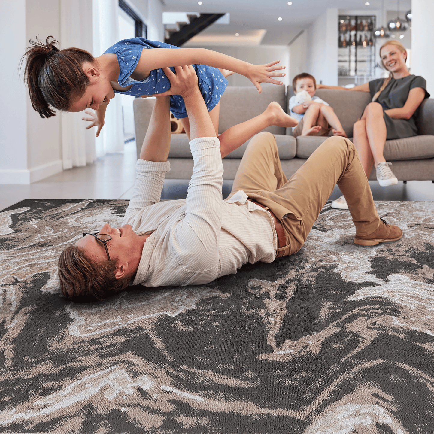 P-22107A-L.BROWN Rug