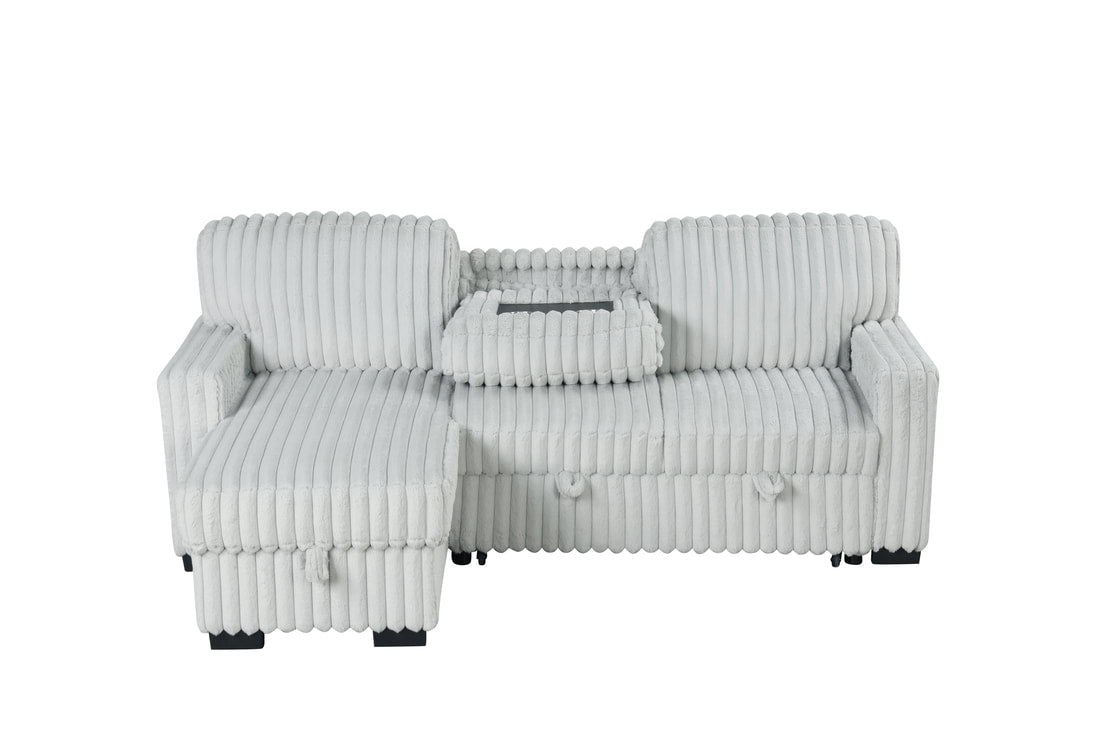 Poland Reversible Sectional With Pull-Out Bed