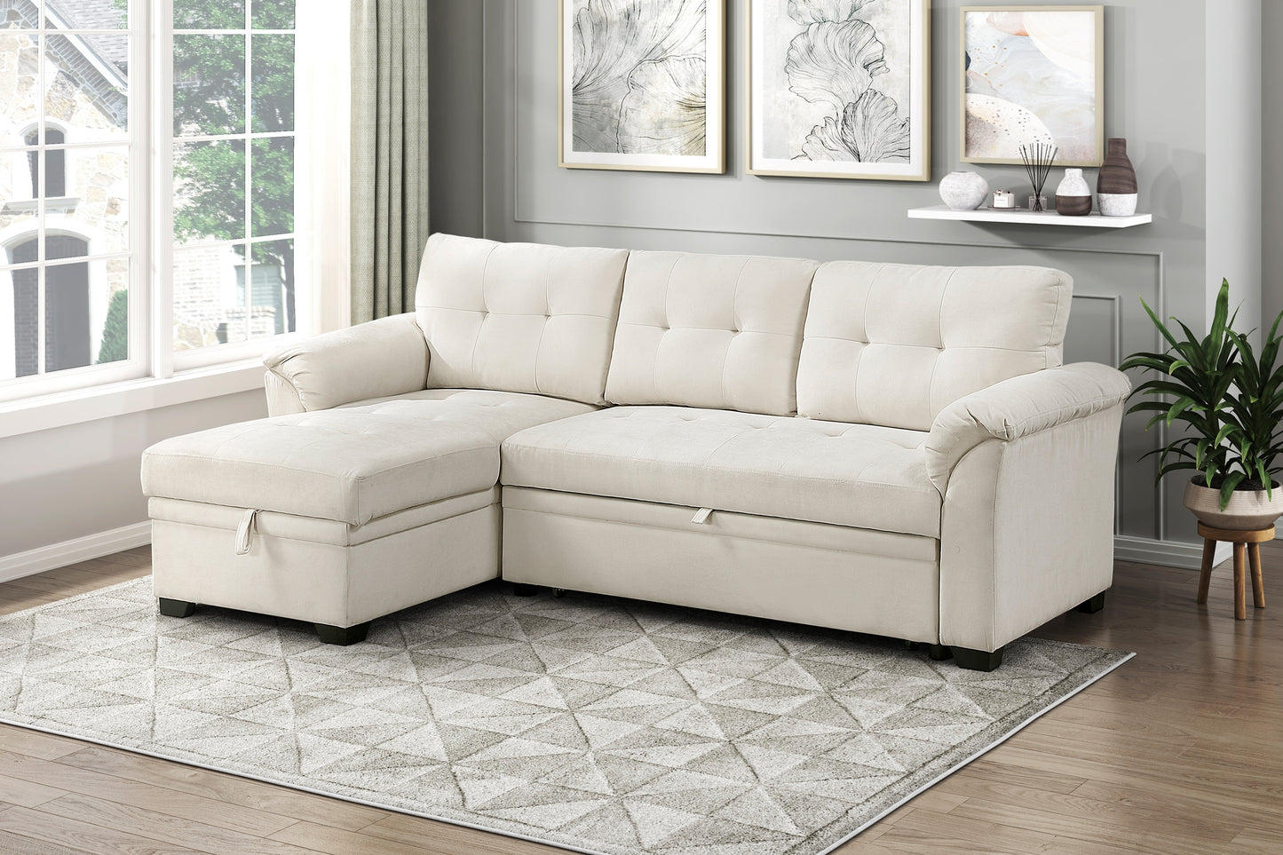 8477BEG Seating Elara Sectional