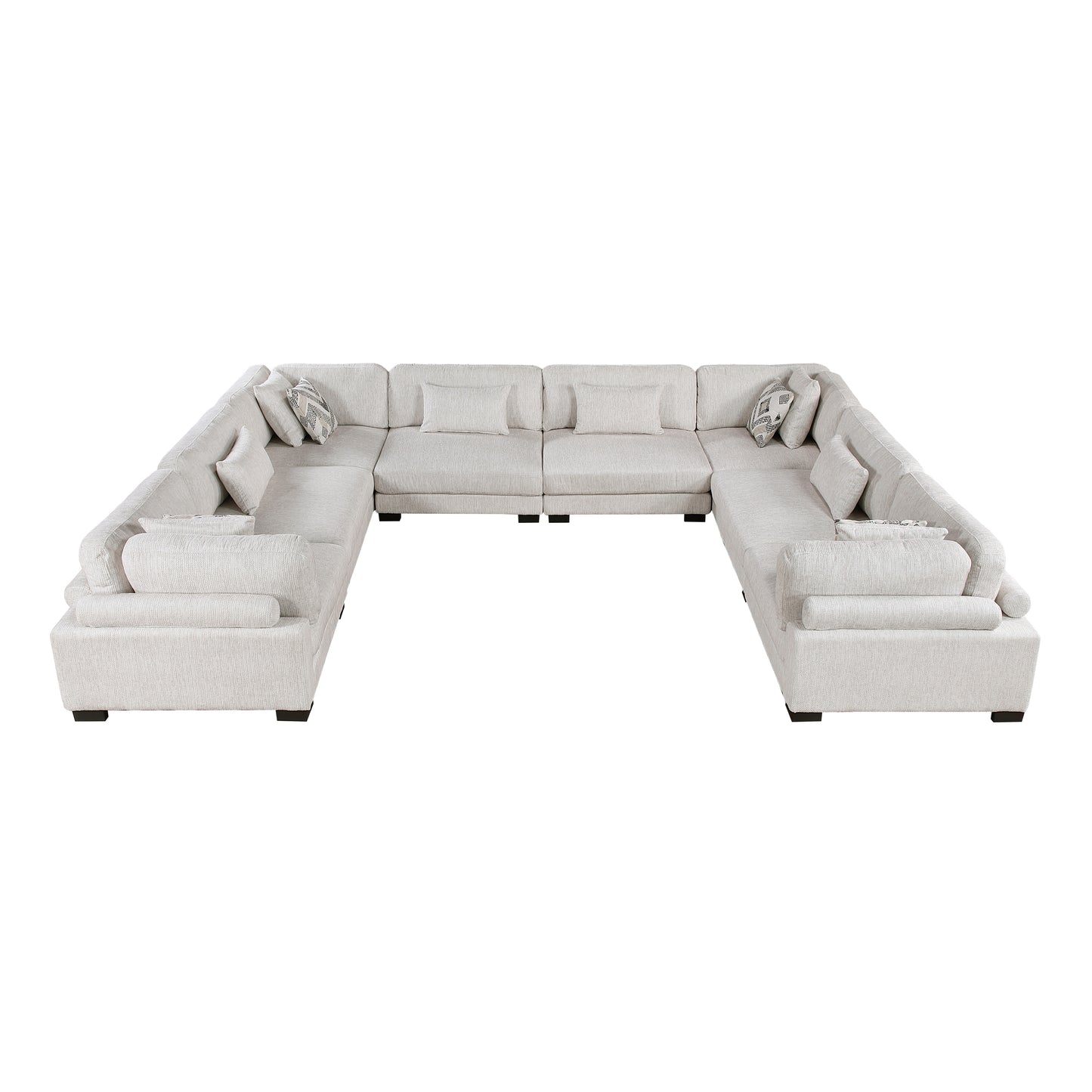 9555BEG*84CR4AC 8-Piece Modular Sectional