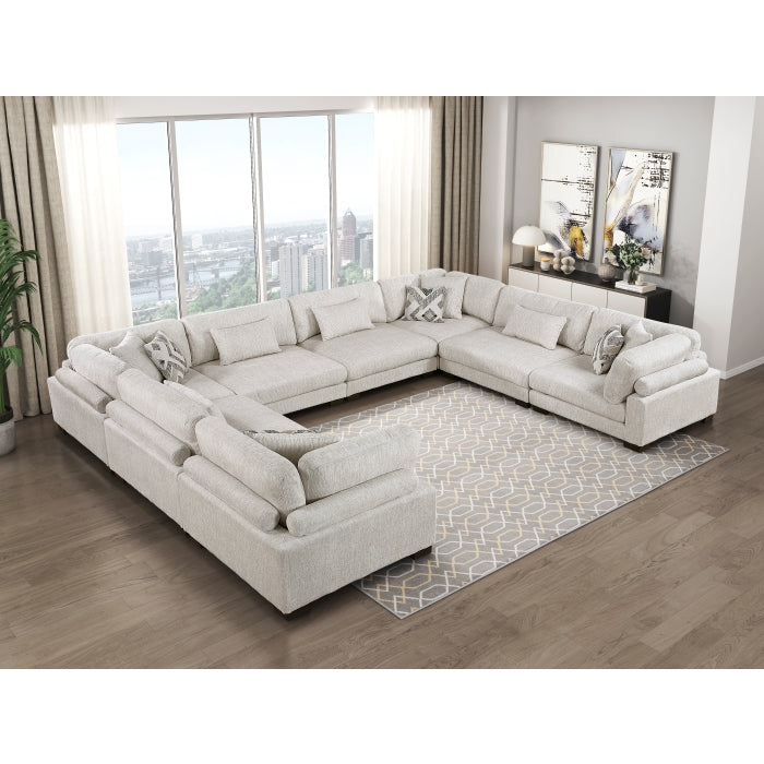 9555BEG*84CR4AC 8-Piece Modular Sectional