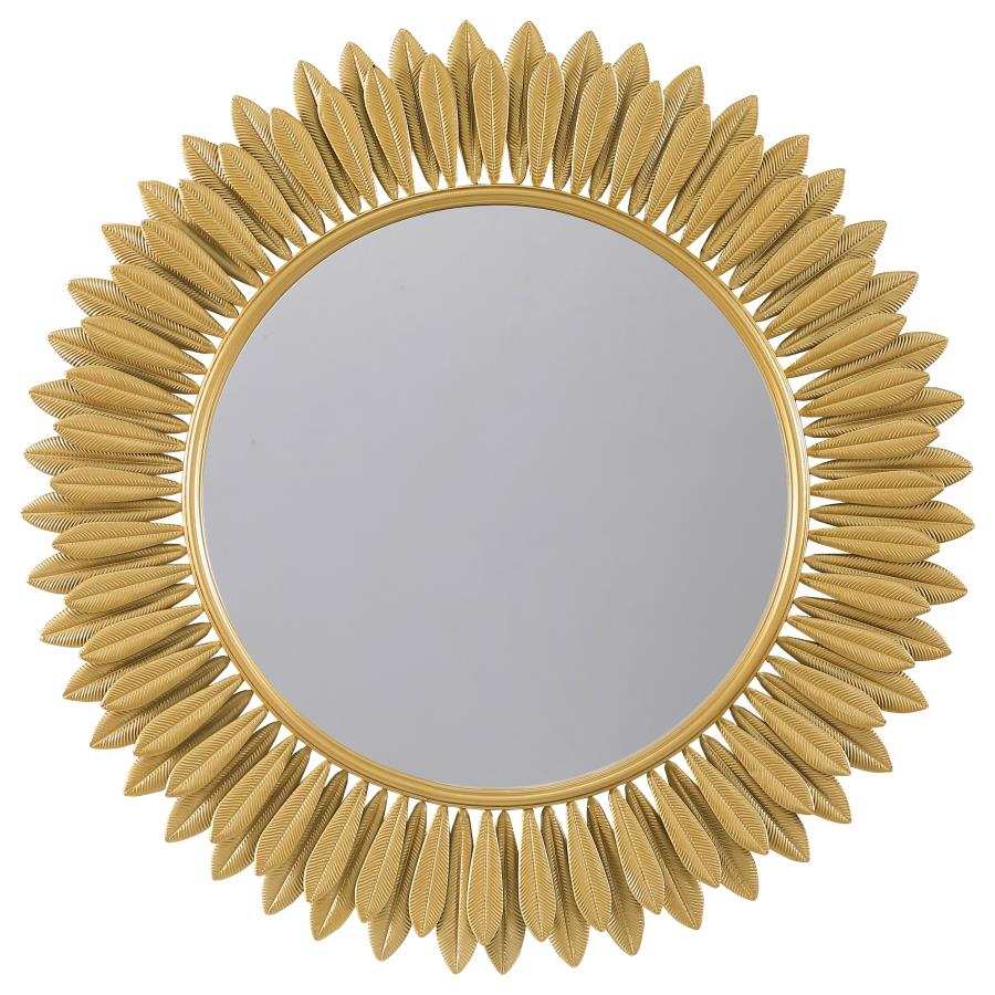 Tuscany Sunburst Wall Mirror Gold