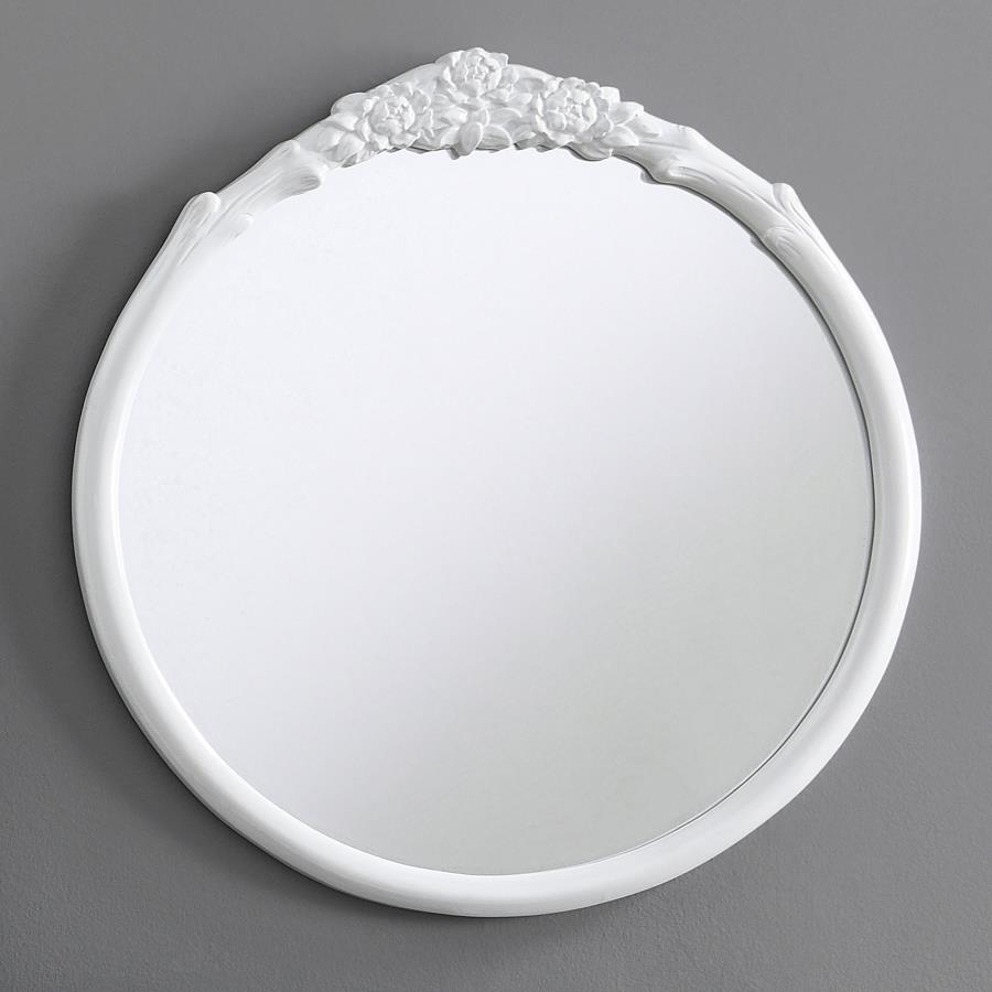 Sylvie French Provincial Wall Mirror White