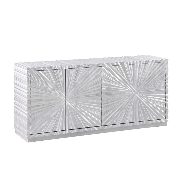Selene Silver Leaf Console