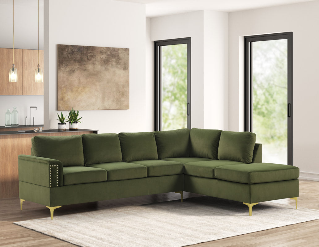 Vogue2 Olive Sectional