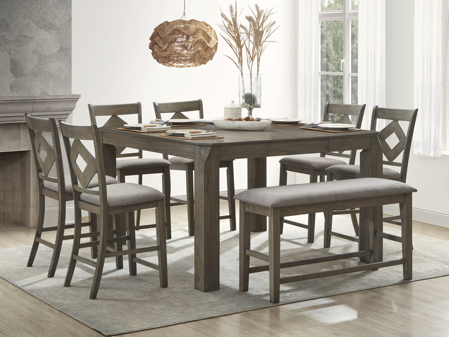 Aria 8 Pc Dining Set