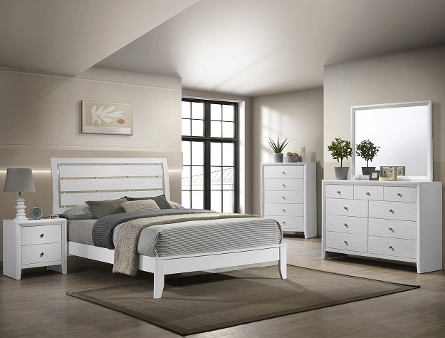 B4710 EVAN WHITE BEDROOM