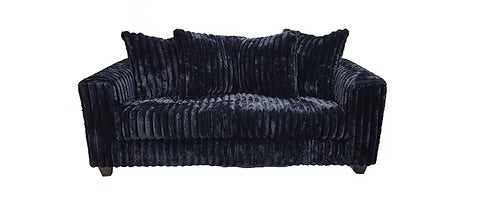 Gia (Black) Sofa & Love