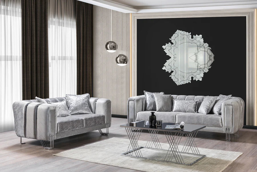 Santana Living Room Velvet