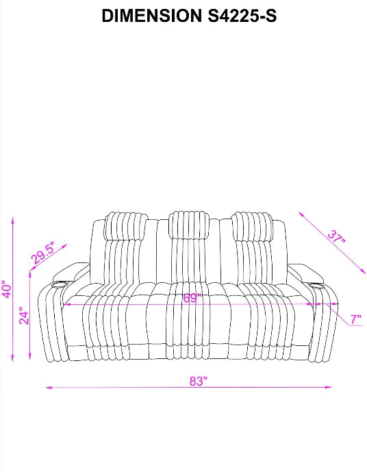 S4225 Lita Pwr Recliners