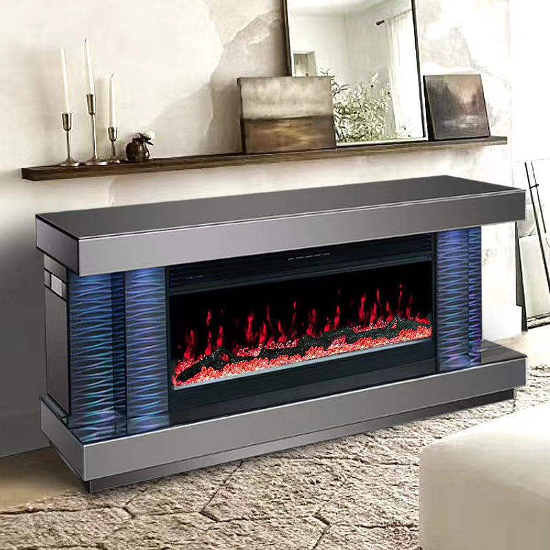 A91 TV STAND W/FIREPLACE