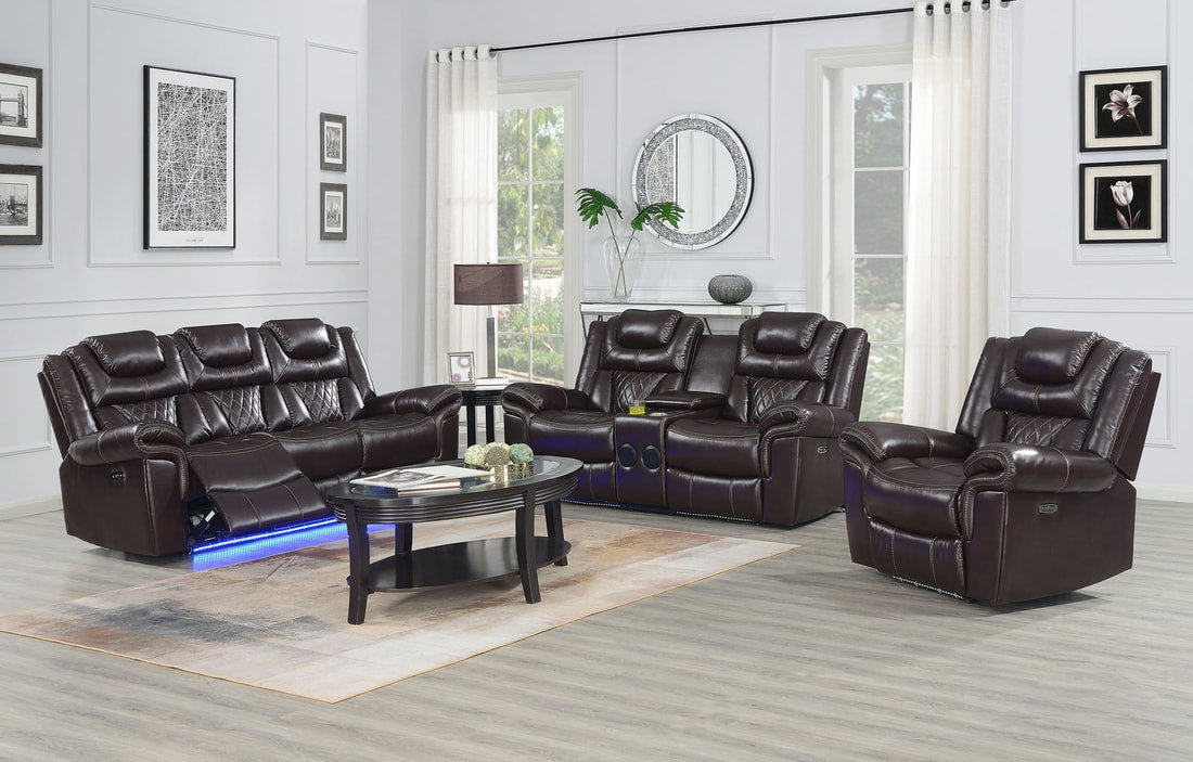 Alexa Brown - 3pc Power Living Room Set(eta 3/17)