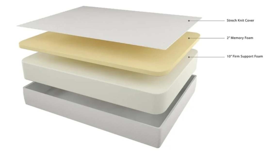 Ashley M727 12"Memory Foam