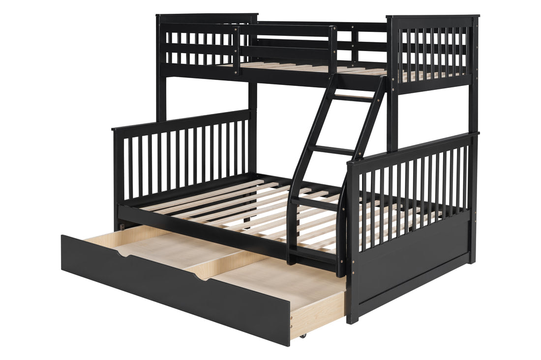 BB20 Twin/Full Bunk Bed w/Twin Trundle