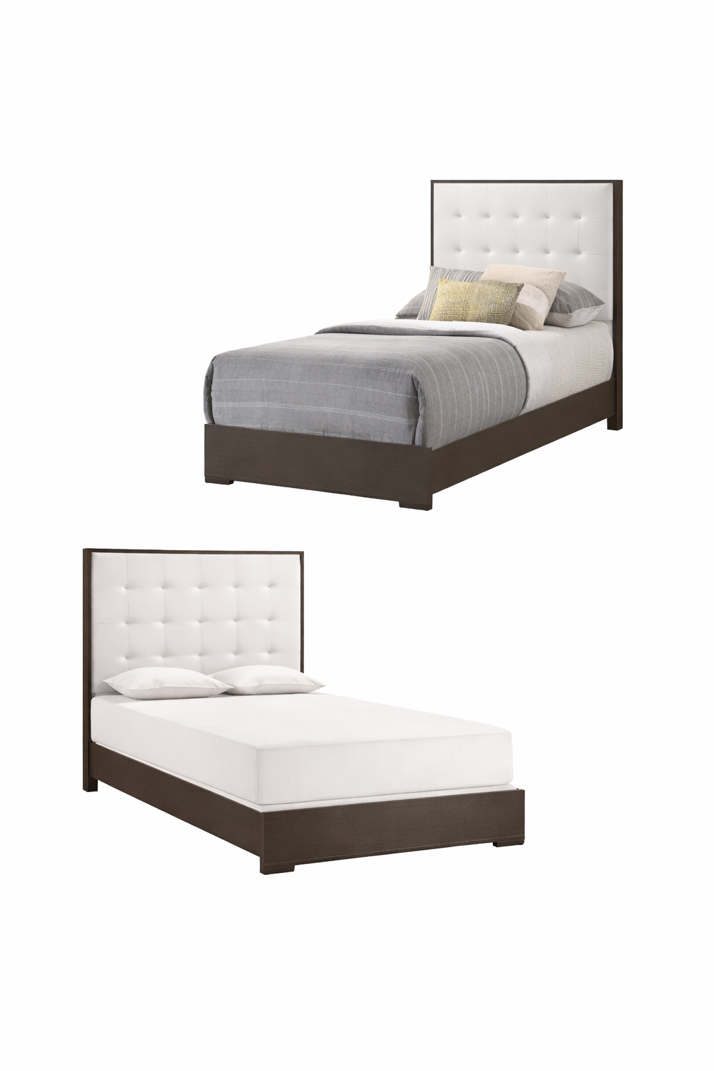 Sharpe B4100 Upholstered Bed – Twin / Full