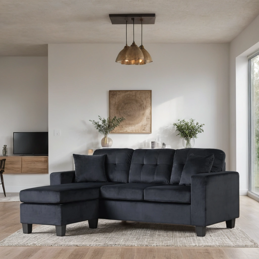 Ayla - Reversible Sectional Blk