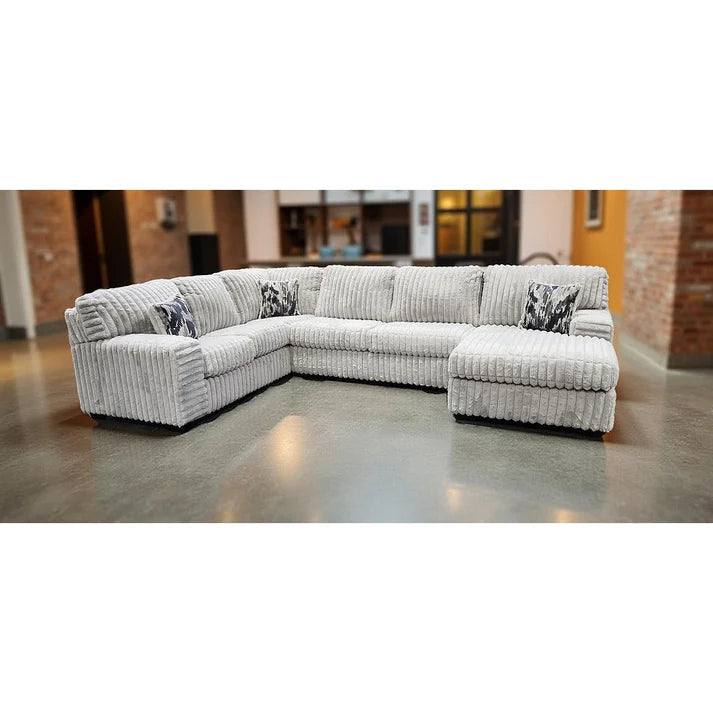 Austin 3-Piece Sectional – Light Grey
