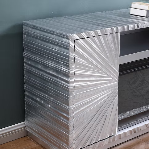 Selene Silver Leaf Fireplace
