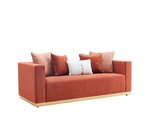 S3168 Alisha (Rust) Sofa Set