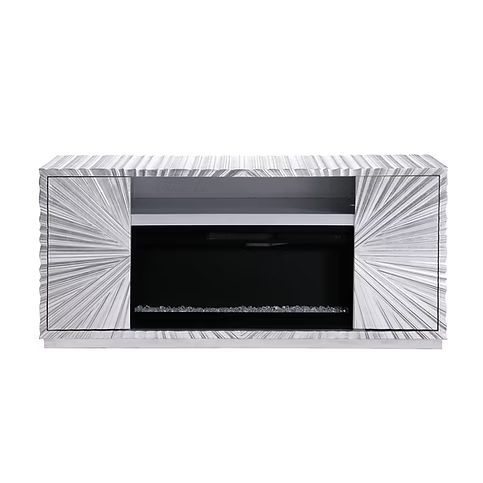 Selene Silver Leaf Fireplace