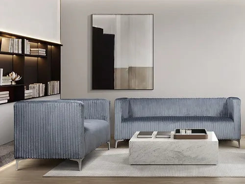 Bugly Sofa loveseat black 2 pcs