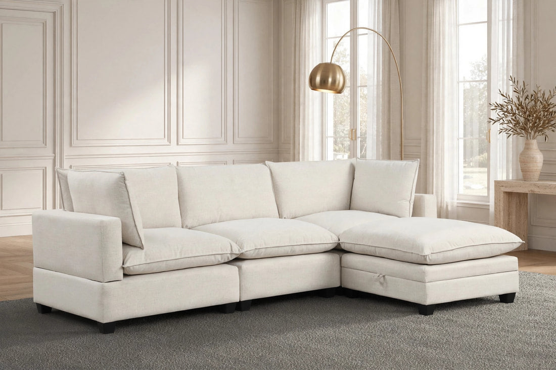 Callan Performance Fabric Modular Sectional | Beige