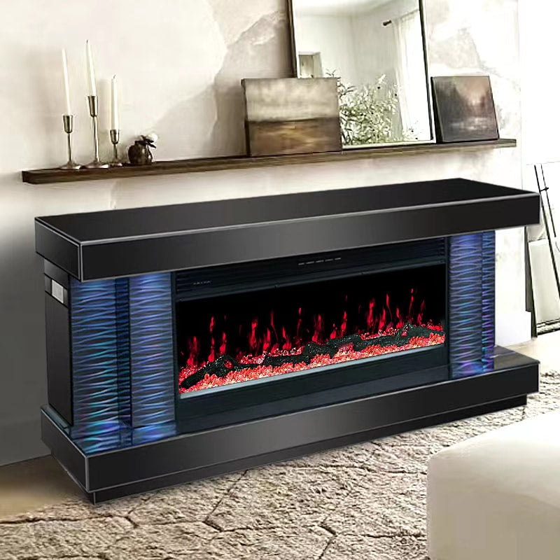 A91 TV STAND W/FIREPLACE