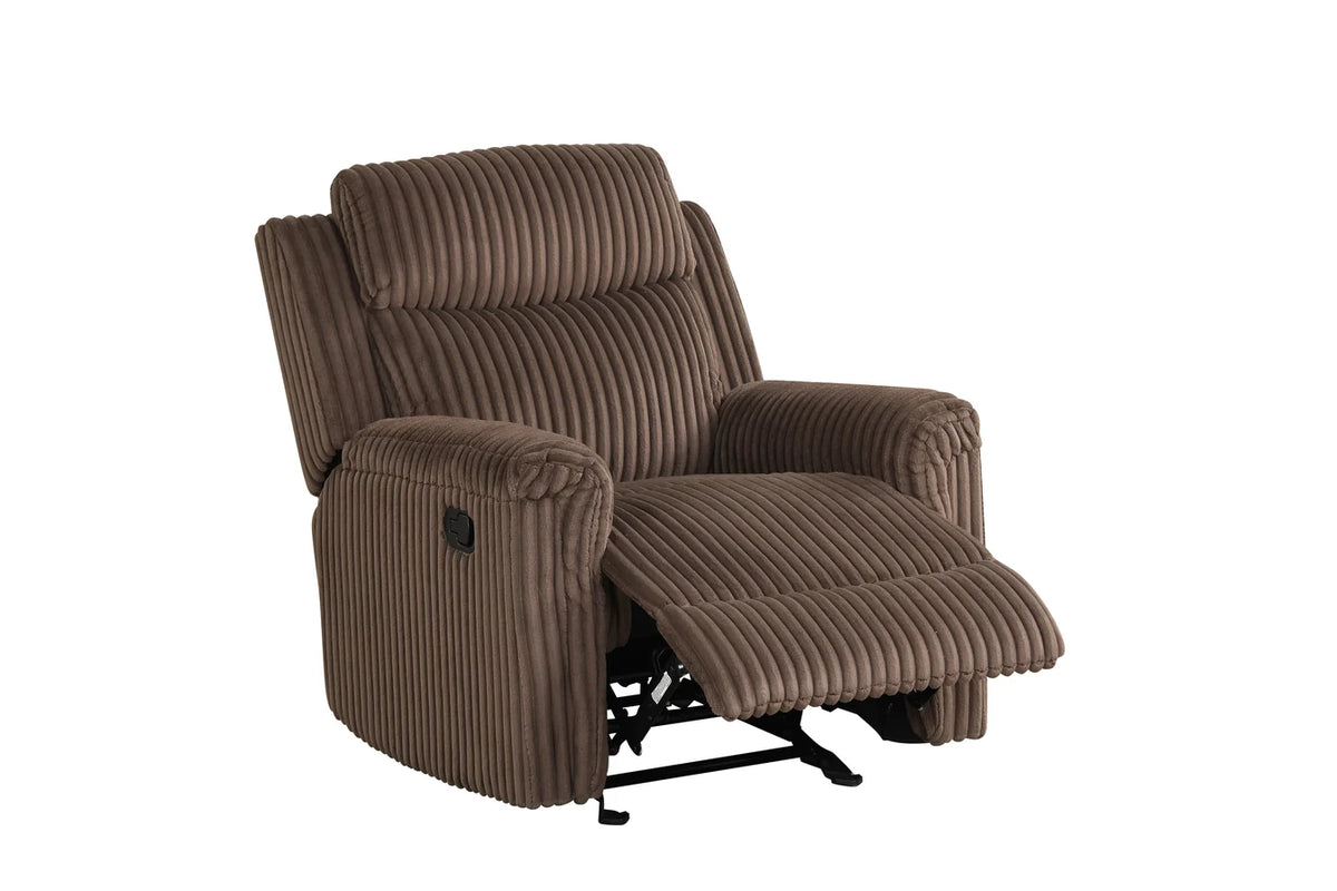 Grace Brown Corduroy Reclining Living Room Collection