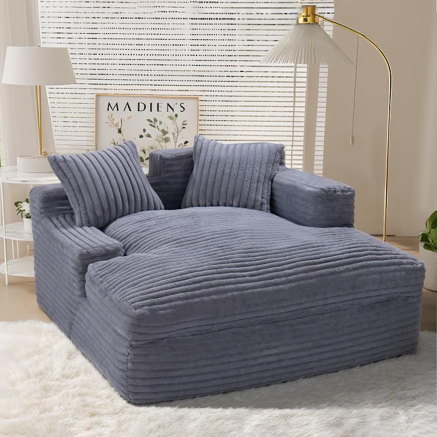 Plush Chaise Lounge