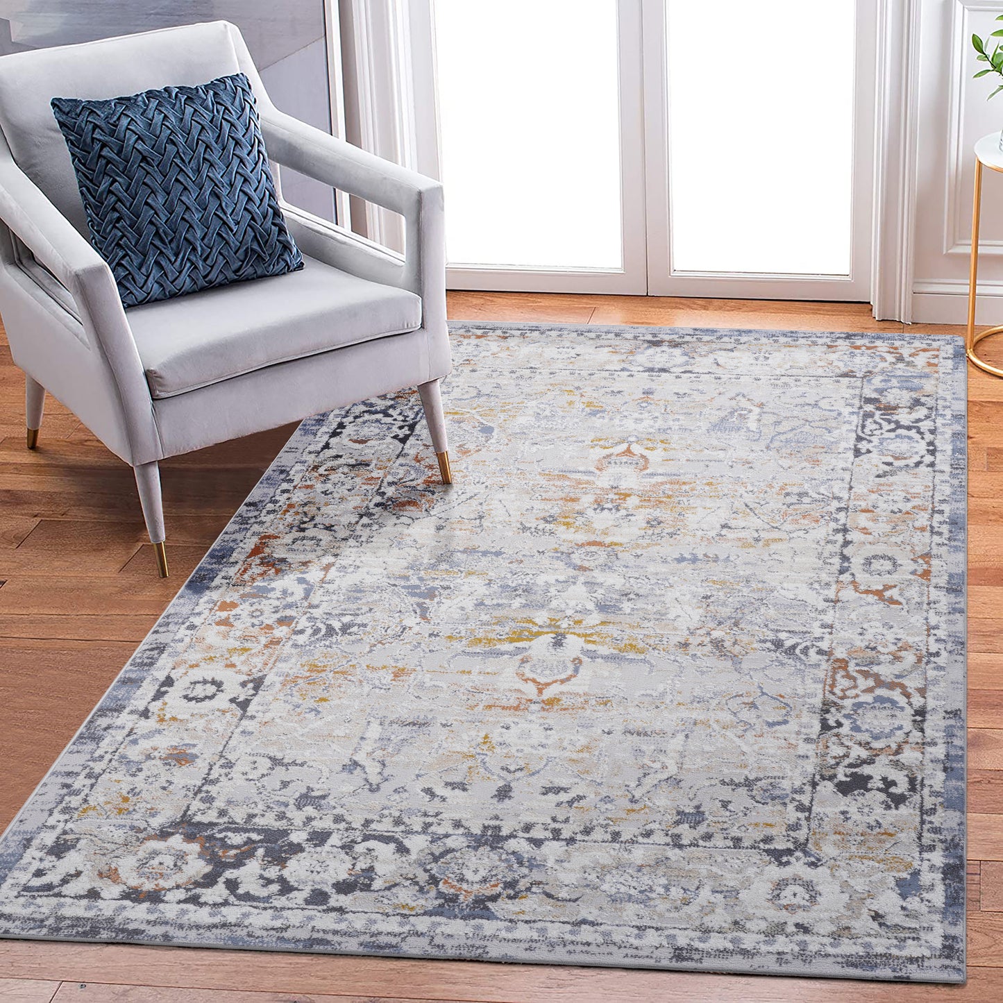 P-22102A-IVORY/GREY-PAYAS Rug Collection