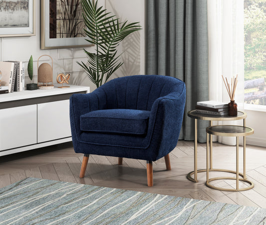 Cutler  Blue  Accent Chair