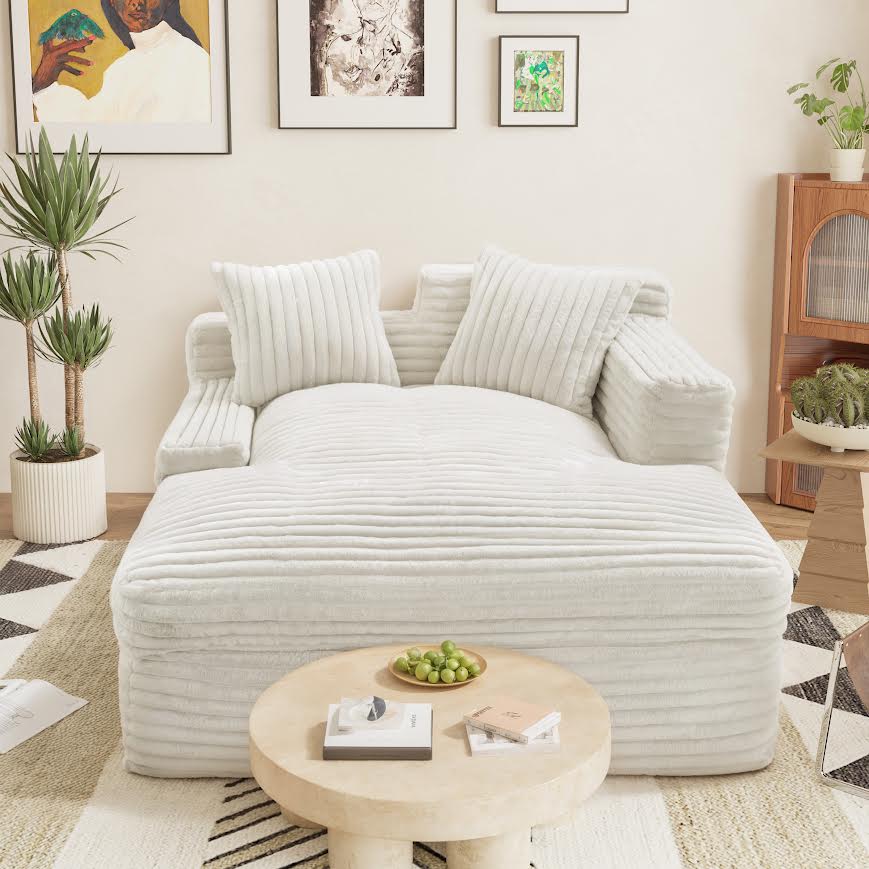 Plush Chaise Lounge