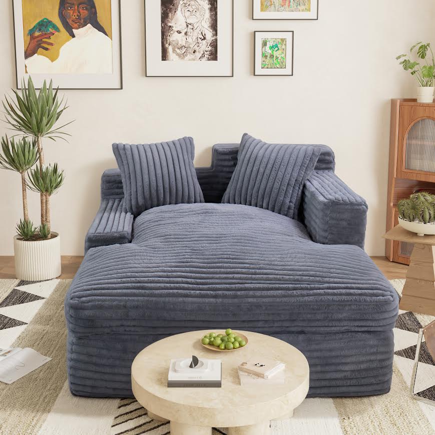Plush Chaise Lounge