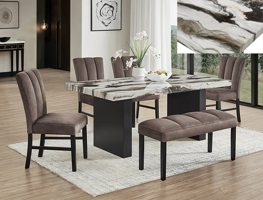 VEGA FAUX MARBLE DINING