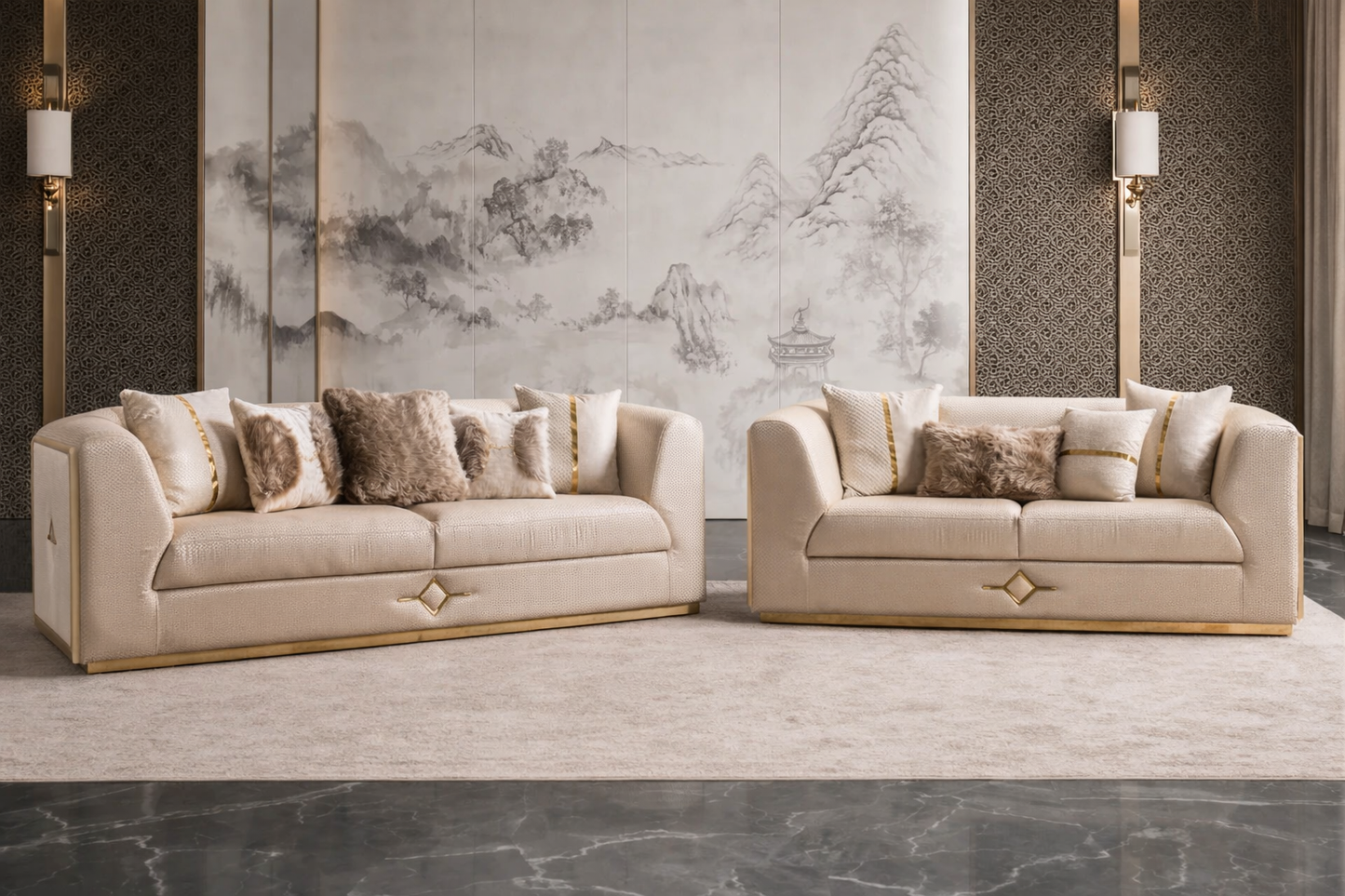 Vega Collection Sofa Set