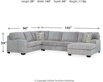 Pembrey 3-Piece Sectional with Chaise