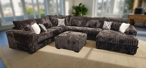 Texas 4pc Sectional  (Chocolate)