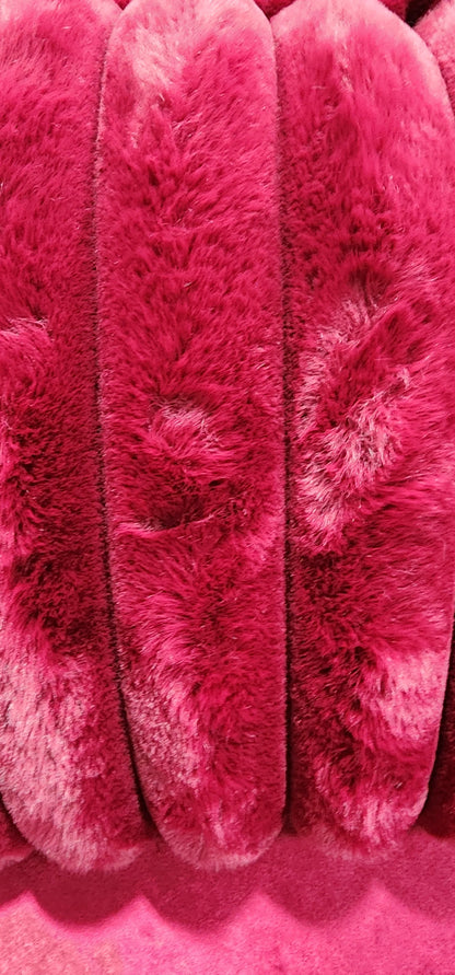 Kora Sectional Sofa – Pink / Fuchsia Fabric