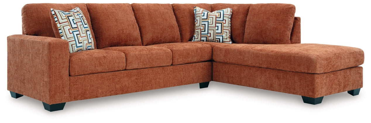 Aviemore 2-Piece Sectional with Chaise (Spice)