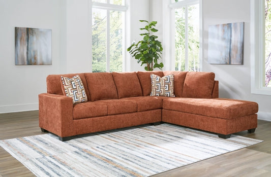 Aviemore 2-Piece Sectional with Chaise (Spice)