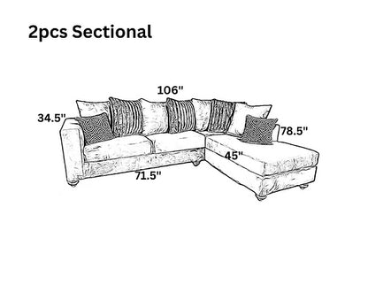 Seccional S315 Negro