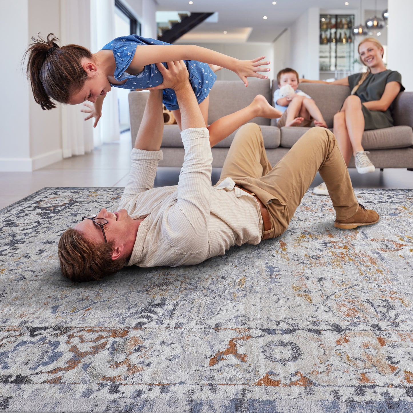 P-22102A-IVORY/GREY-PAYAS Rug Collection