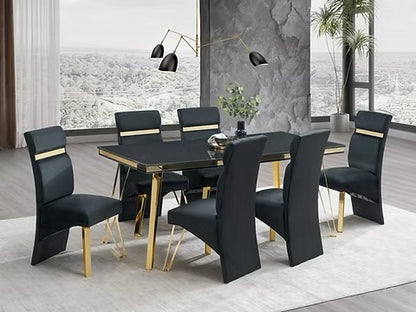 D9050  7PC Midnight Dining Set