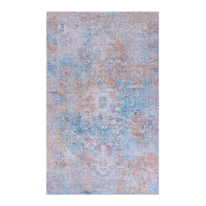 Maval Yellow & Cream Washable Area Rug